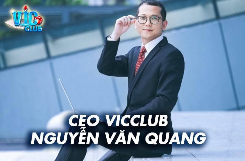 CEO Nguyễn Văn Quang của cổng game Vicclub