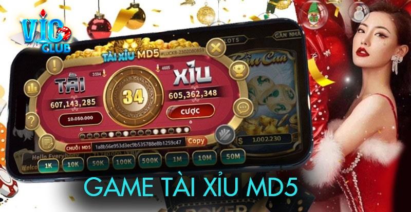 Tài xỉu MD5 - Sự lựa chọn hàng đầu của thành viên Vicclub