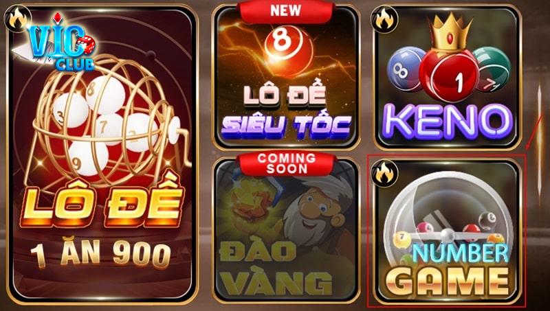 Giới thiệu trò chơi Number game tại xổ số Vicclub